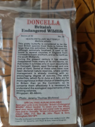 Doncella cigar cards britains - doncella,